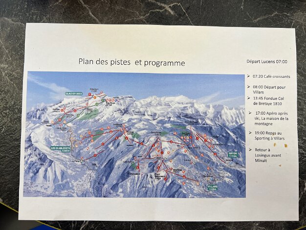 Sortie ski